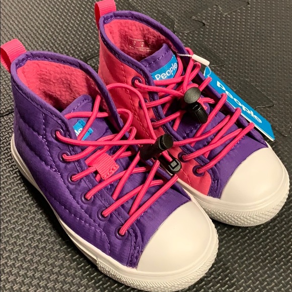 NWT Toddler Girls People’s brand High Top Shoes
